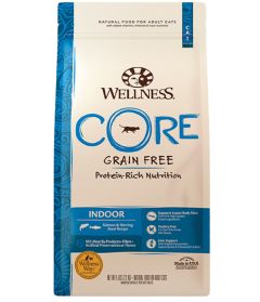 Wellness Core G.F.Indoor Salmon Herring Cat Food  11lb