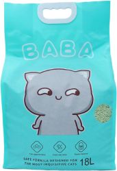 BaBa 豆腐砂 18L 2.0mm (綠茶)