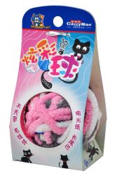 Cattyman Cat Toy Caddice Ball - Long Tail Pink
