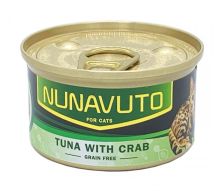 Nunavuto For Cats GF Tuna With Crab 80g