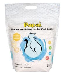 Papai  Nano Anti-Bacterial Cat Litter 5kg