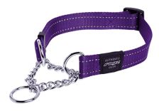 Rogz Utility Obedience HalfCheck Collar (XL) (purple)