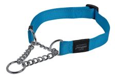 Rogz Utility Obedience HalfCheck Collar (XL) (turquoise)