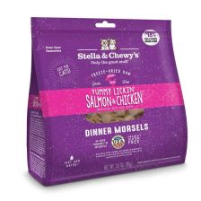 Stella & Chewy's Freeze Dried Yummy Lickin' Salmon and Chicken Dinners For Cats 8oz