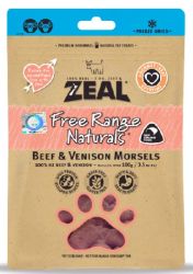 Zeal  Freeze Dried Beef & Venison 100g